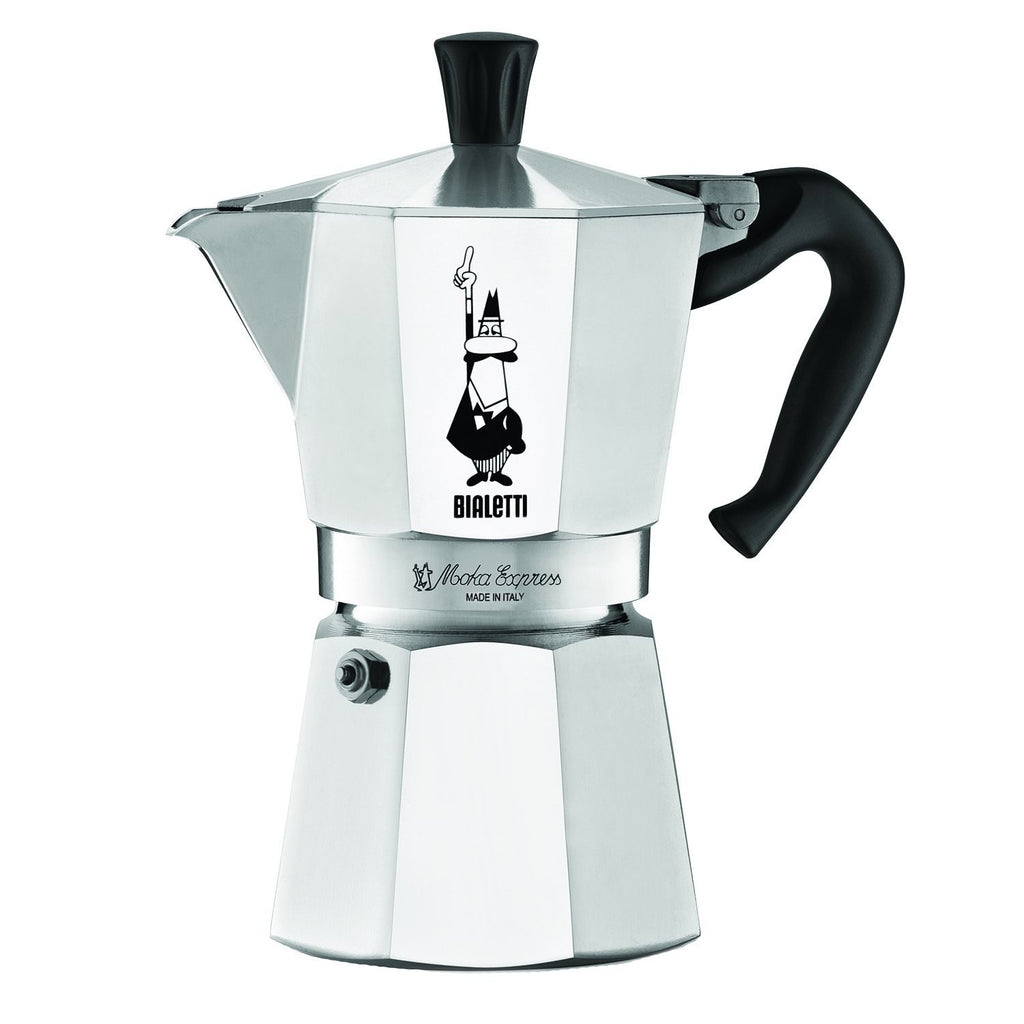 Moka Stovetop Espresso Coffee Maker, 6 Cup