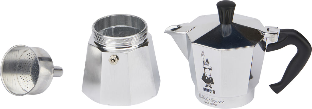 Moka Stovetop Espresso Coffee Maker, 6 Cup
